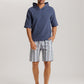 The Smartwear-Hoddy 1/2 Sleeve By Hanro In Vintage Indigo