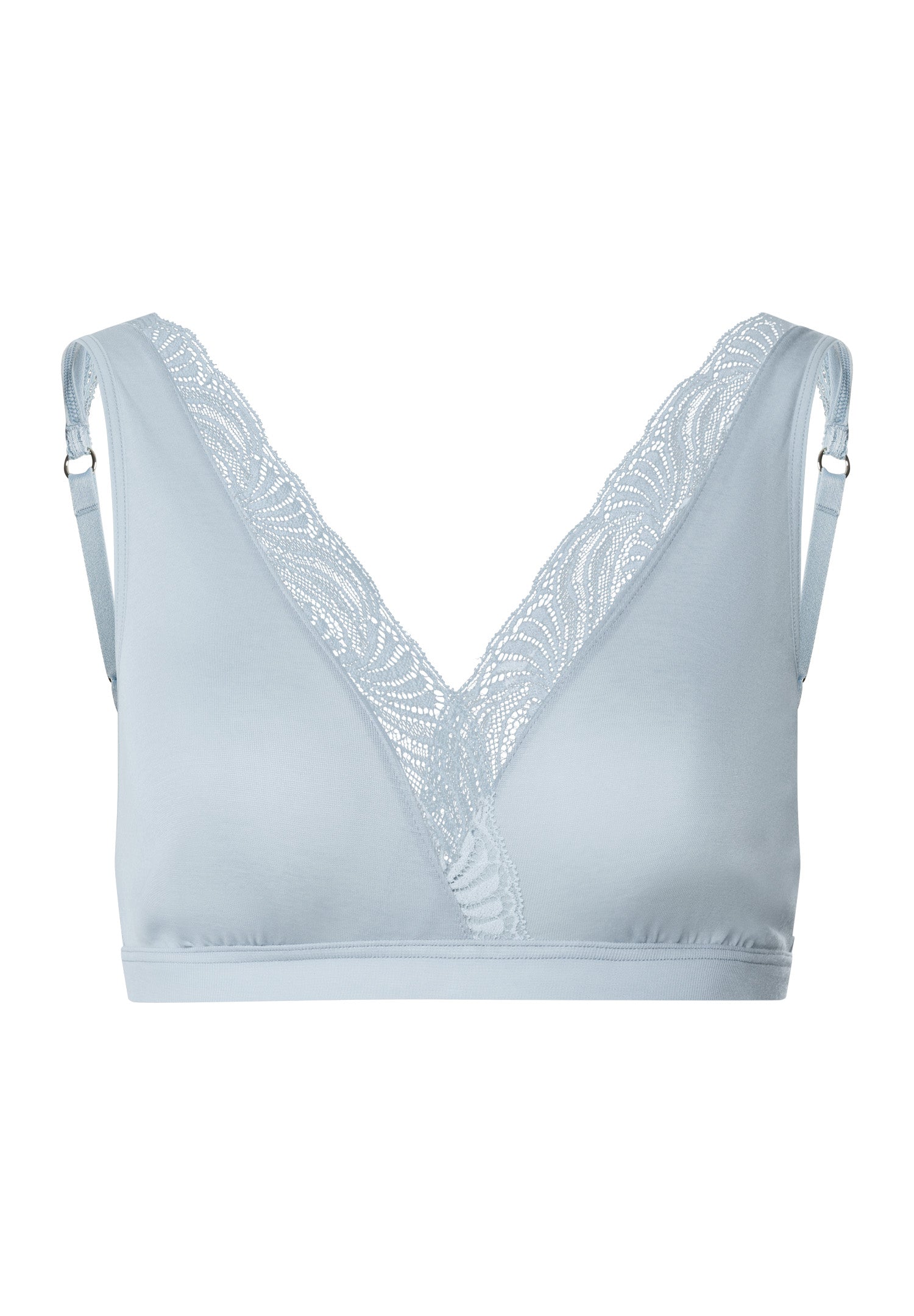 The Cotton Delight-Soft Cup Bra By Hanro in Sea Breeze