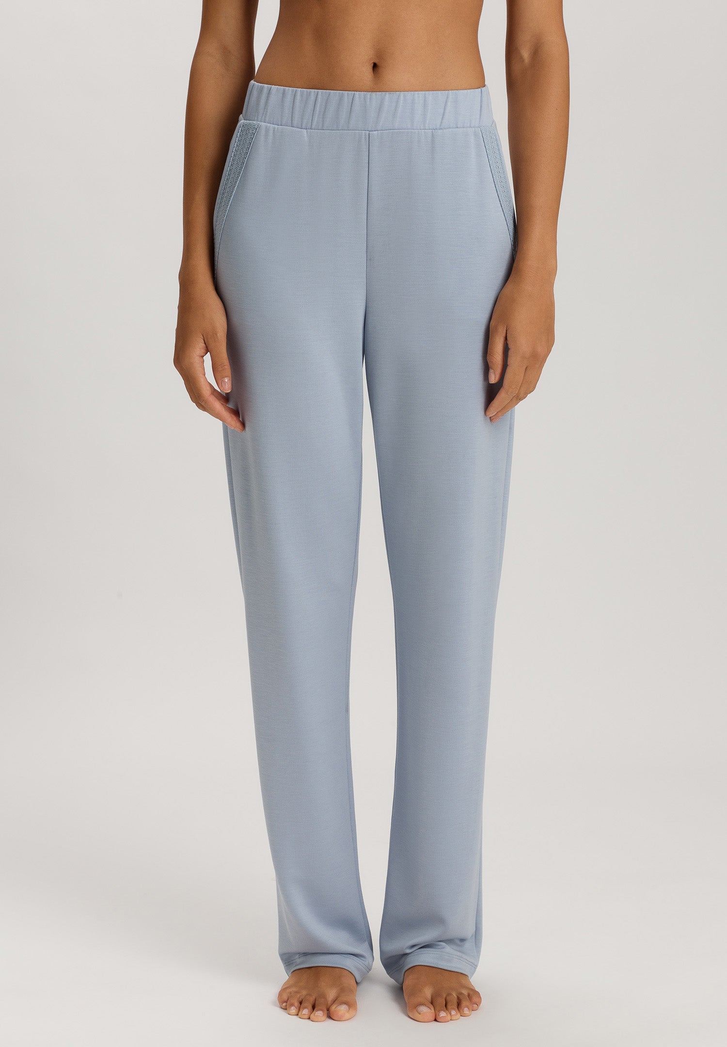 The Pure Comfort-Long Pants By Hanro In Sea Breeze