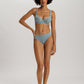 The Moments-Mini Briefs By Hanro In Tourmaline Blue
