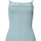 The Moments-Spaghetti Top By Hanro in Tourmaline Blue