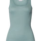 The Cotton Seamless-Tank Top By Hanro In Tourmaline Blue