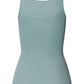 The Cotton Seamless-Tank Top By Hanro In Tourmaline Blue