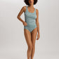 The Cotton Seamless-Tank Top By Hanro In Tourmaline Blue
