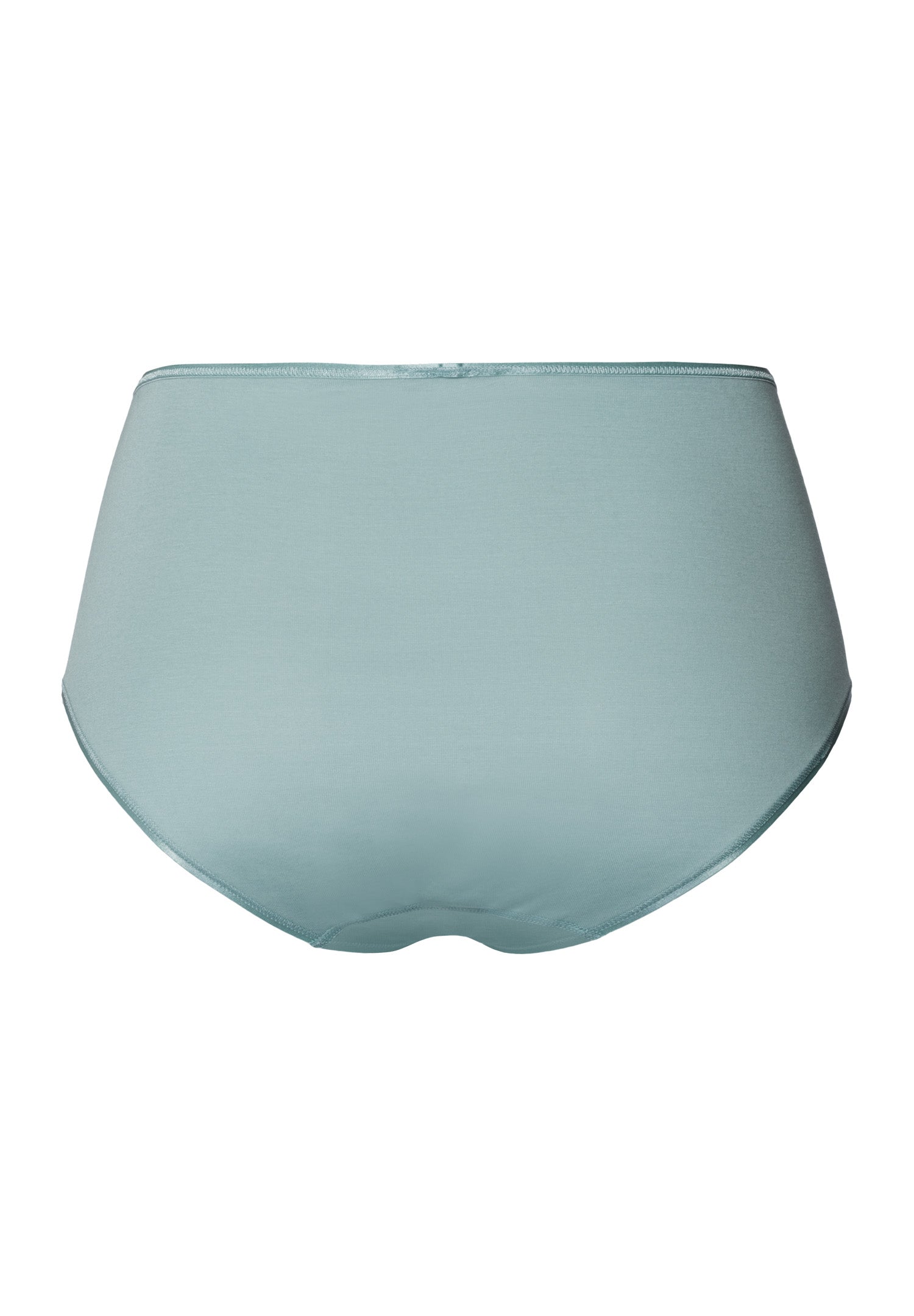 The Cotton Seamless-Maxi Briefs By Hanro in Tourmaline Blue