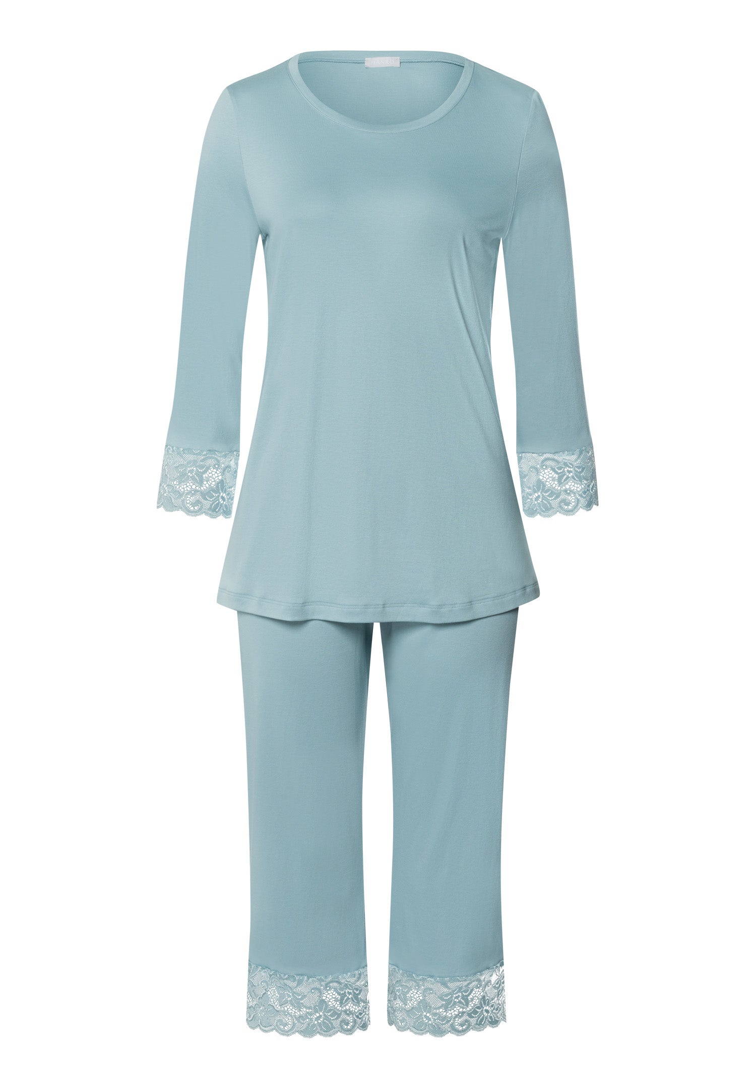 The Moments Nw-3/4 Slv Pajama By Hanro in Tourmaline Blue