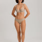 The Moments-U/Wire Bra By Hanro in Iced Cappuccino