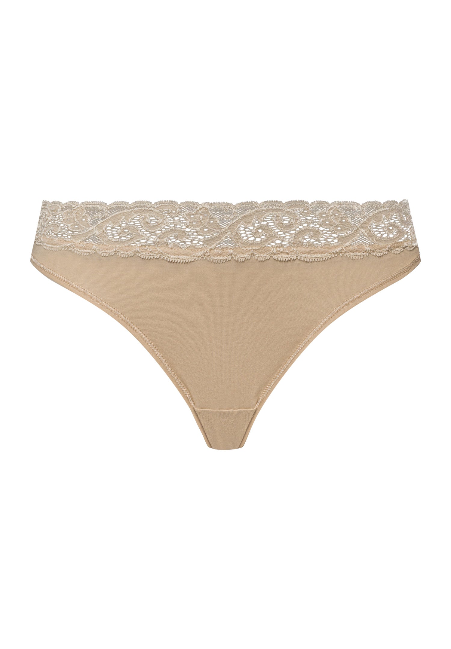 The Moments-Midi Briefs By Hanro in Iced Cappuccino