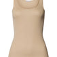 The Cotton Seamless-Tank Top By Hanro in Iced Cappuccino