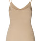The Cotton Seamless-Spaghetti Top Padded By Hanro in Iced Cappuccino