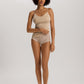 The Cotton Seamless-Spaghetti Top Padded By Hanro in Iced Cappuccino