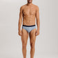 The Cotton Essentials-Briefs 2Pack By Hanro in Deep Navy/Sea Breeze