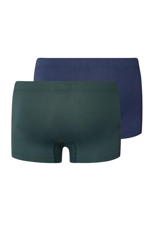 The Cotton Essentials-Pants 2Pack By Hanro in Herbal Tea/Vintage Indigo