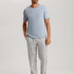 The Night & Day-Long Pants By Hanro in Light Stripe