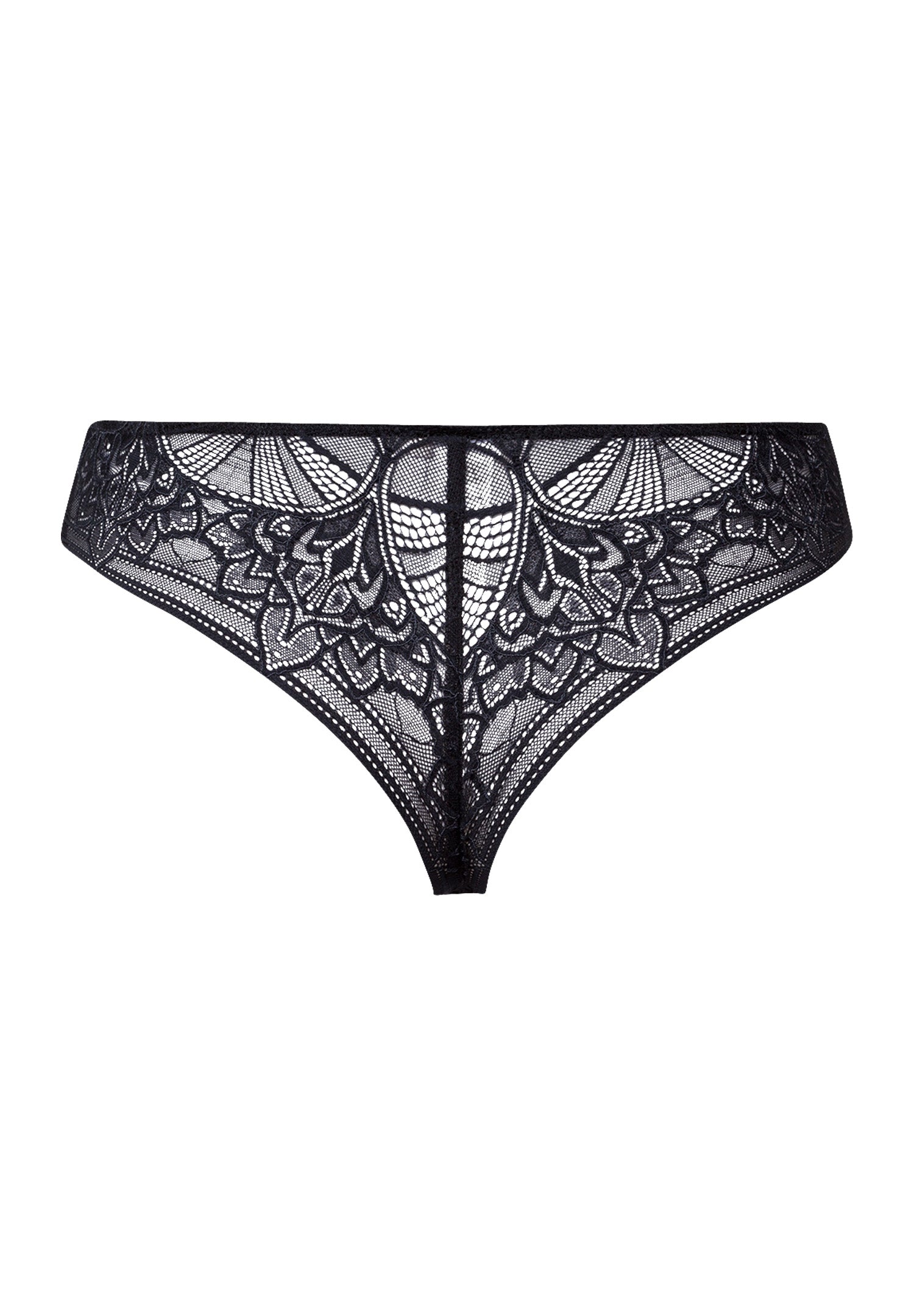 The Holly-Brazilian Panty By Hanro in Black