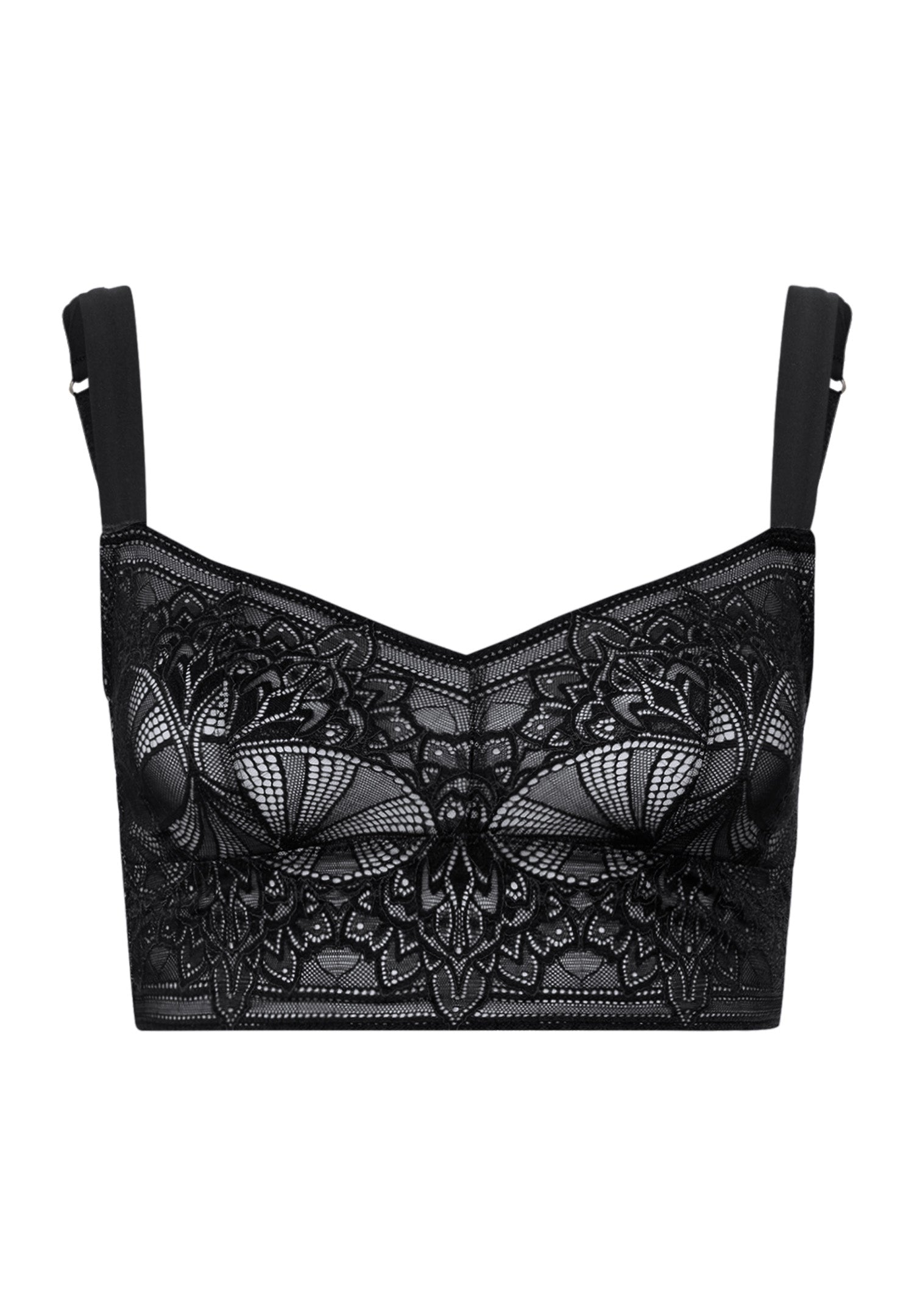 The Holly-Bralette By Hanro in Black