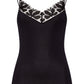 The Kalea-Spaghetti Top By Hanro in Black