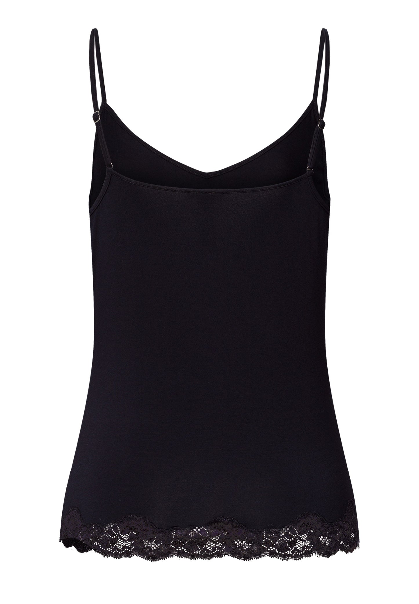 The Dana-Spaghetti Top By Hanro in Black