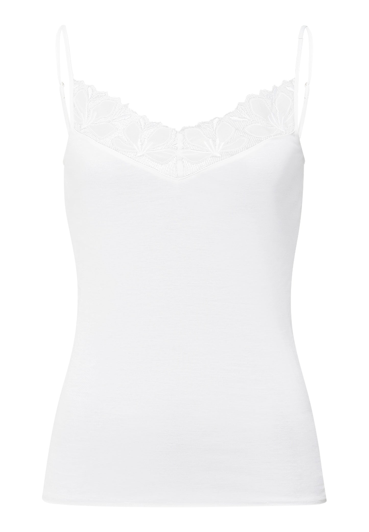 The Kalea-Spaghetti Top By Hanro in Off White
