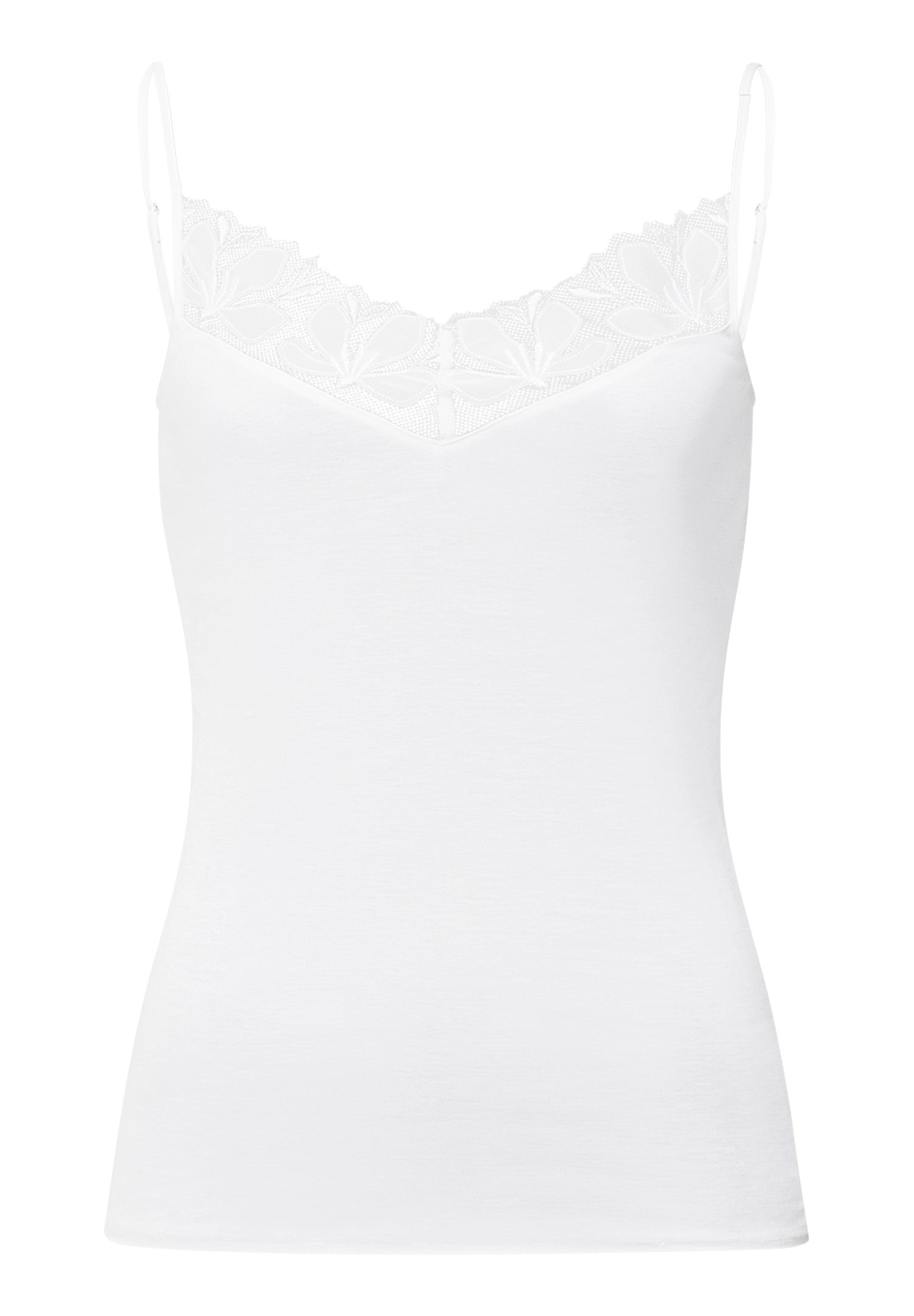 The Kalea-Spaghetti Top By Hanro in Off White