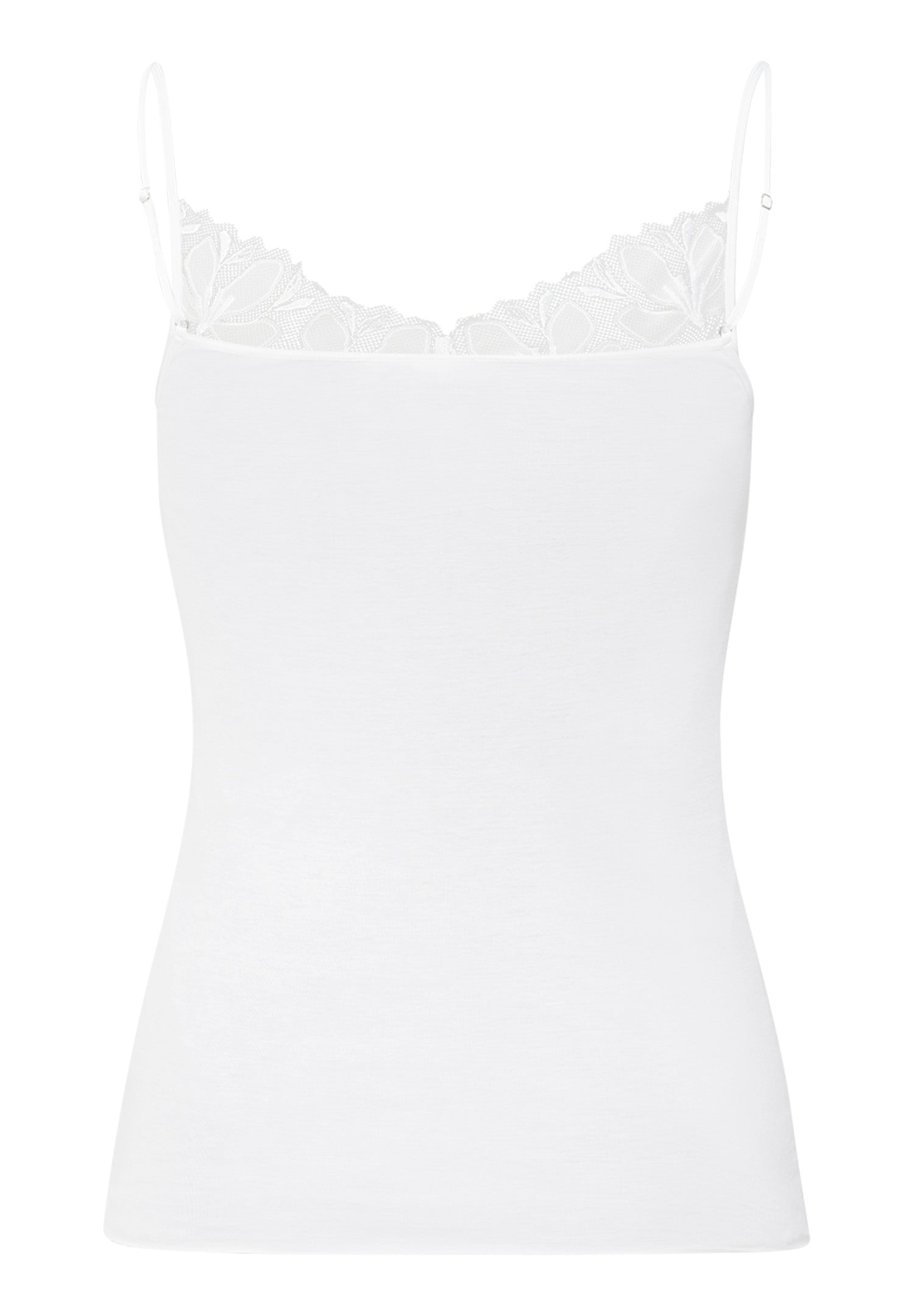 The Kalea-Spaghetti Top By Hanro in Off White