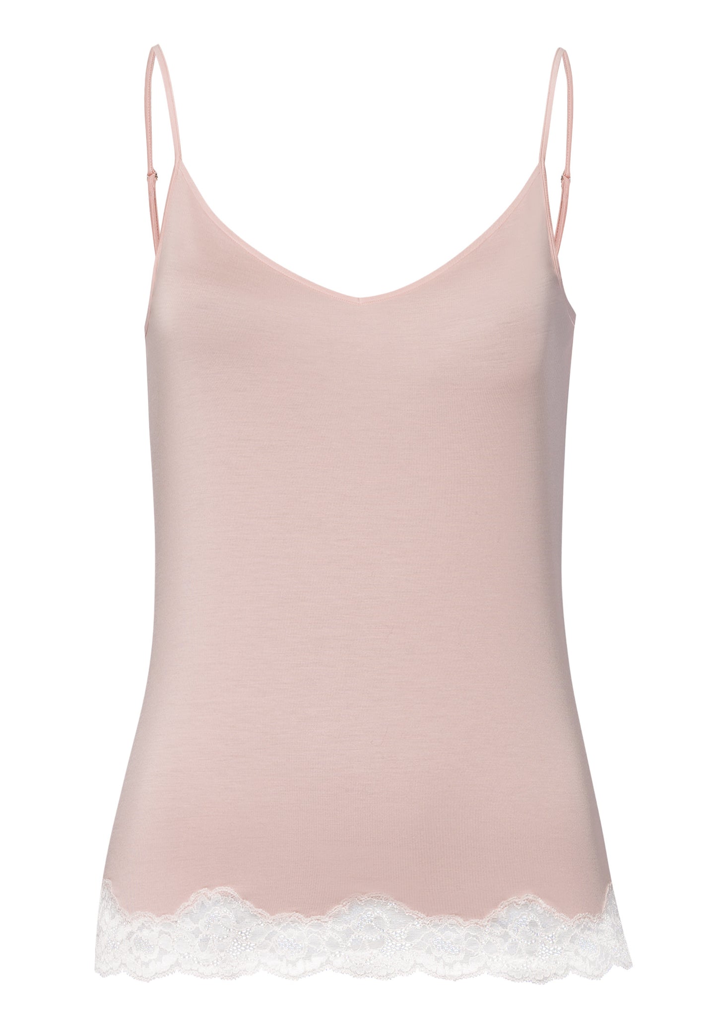 The Dana-Spaghetti Top By Hanro in Blush
