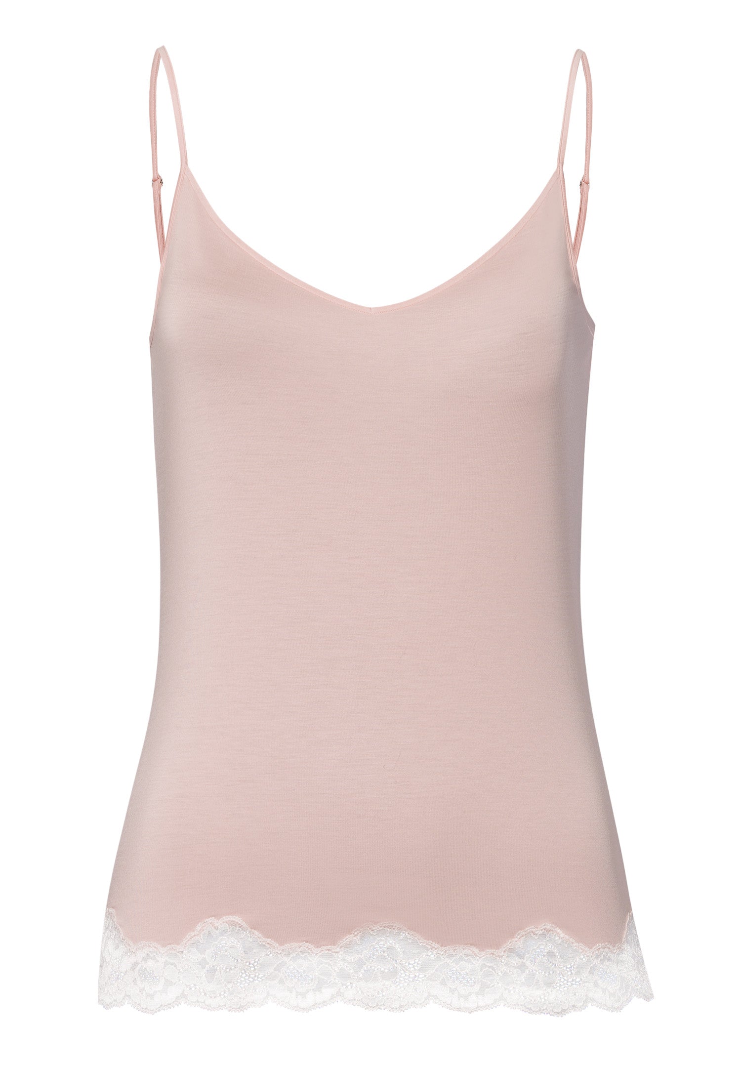 The Dana-Spaghetti Top By Hanro in Blush