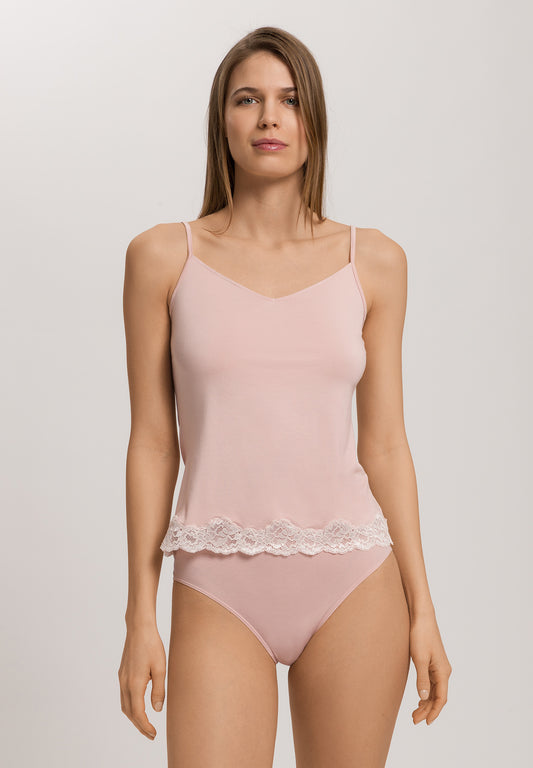 The Dana-Spaghetti Top By Hanro in Blush
