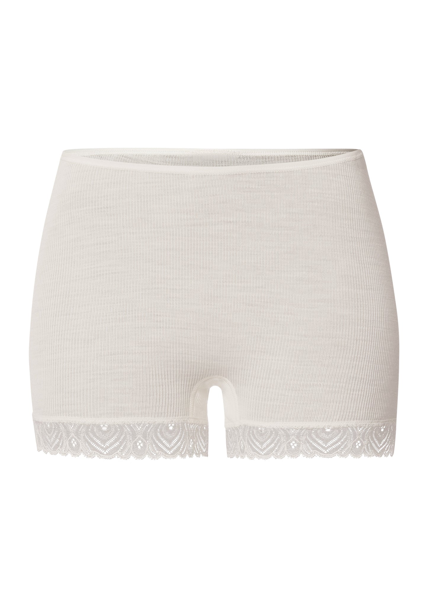 The Woolen Lace-Boyleg By Hanro in Misty White