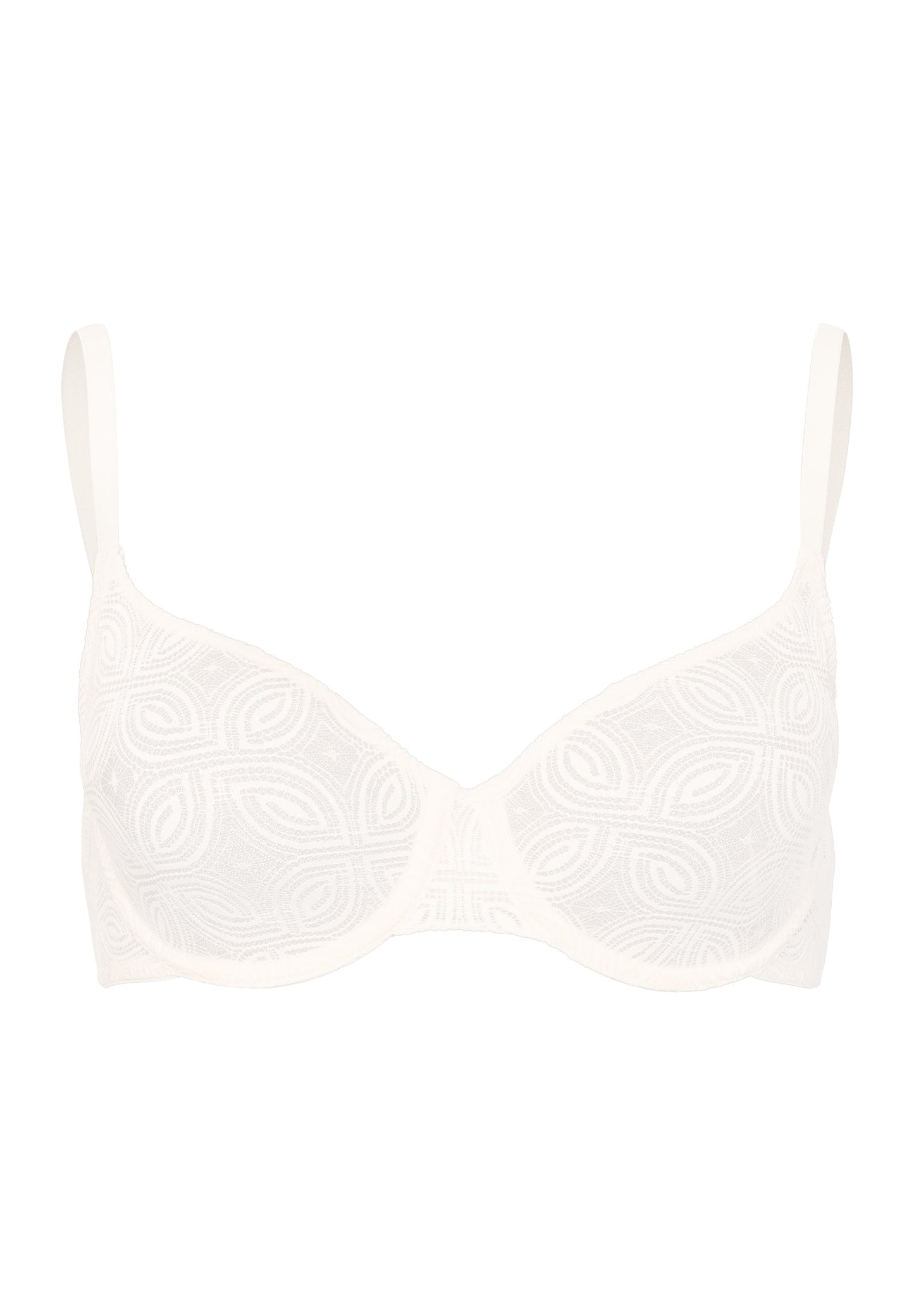 The Ruby-U/Wire Bra By Hanro in Misty White