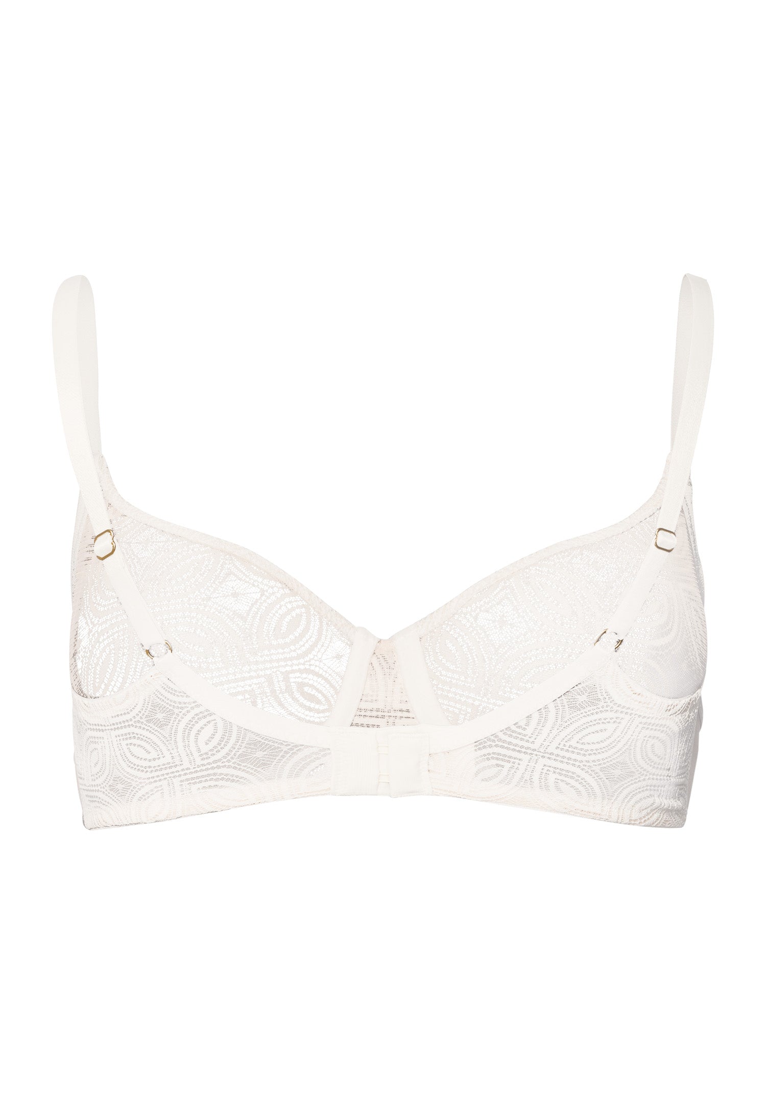 The Ruby-U/Wire Bra By Hanro in Misty White