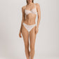 The Ruby-Thong By Hanro in Misty White