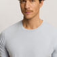 The Living Shirts-Short Sleeve Shirt By Hanro in White Topaz