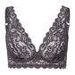 The Moments-Soft Cup Bra By Hanro in Black Pearl