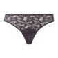 The Moments-Thong By Hanro in Black Pearl