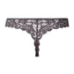 The Moments-Thong By Hanro in Black Pearl