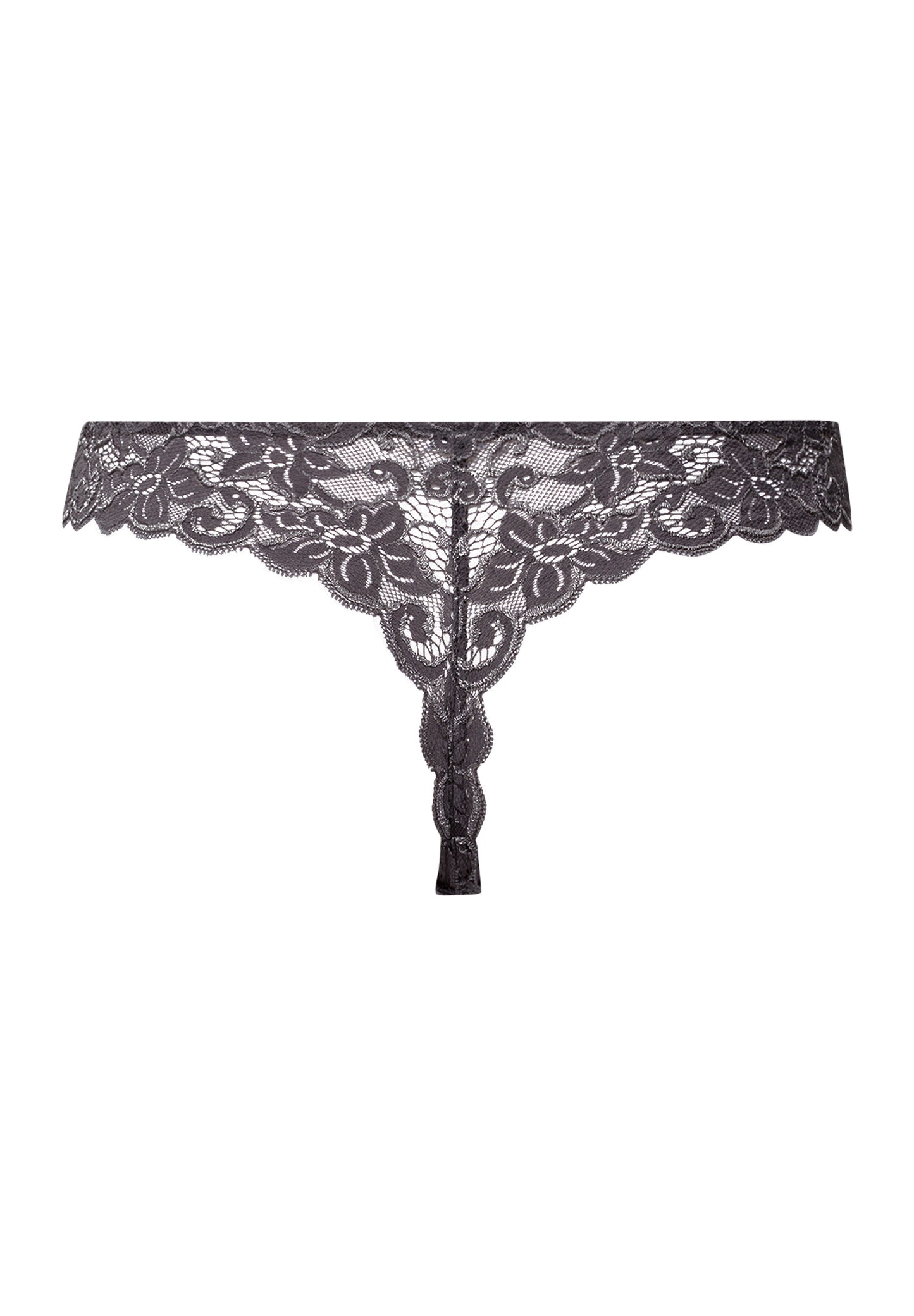 The Moments-Thong By Hanro in Black Pearl