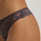 The Moments-Thong By Hanro in Black Pearl