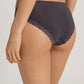 The Moments-Mini Briefs By Hanro in Black Pearl