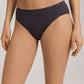 The Cotton Seamless-Midi Briefs By Hanro in Black Pearl