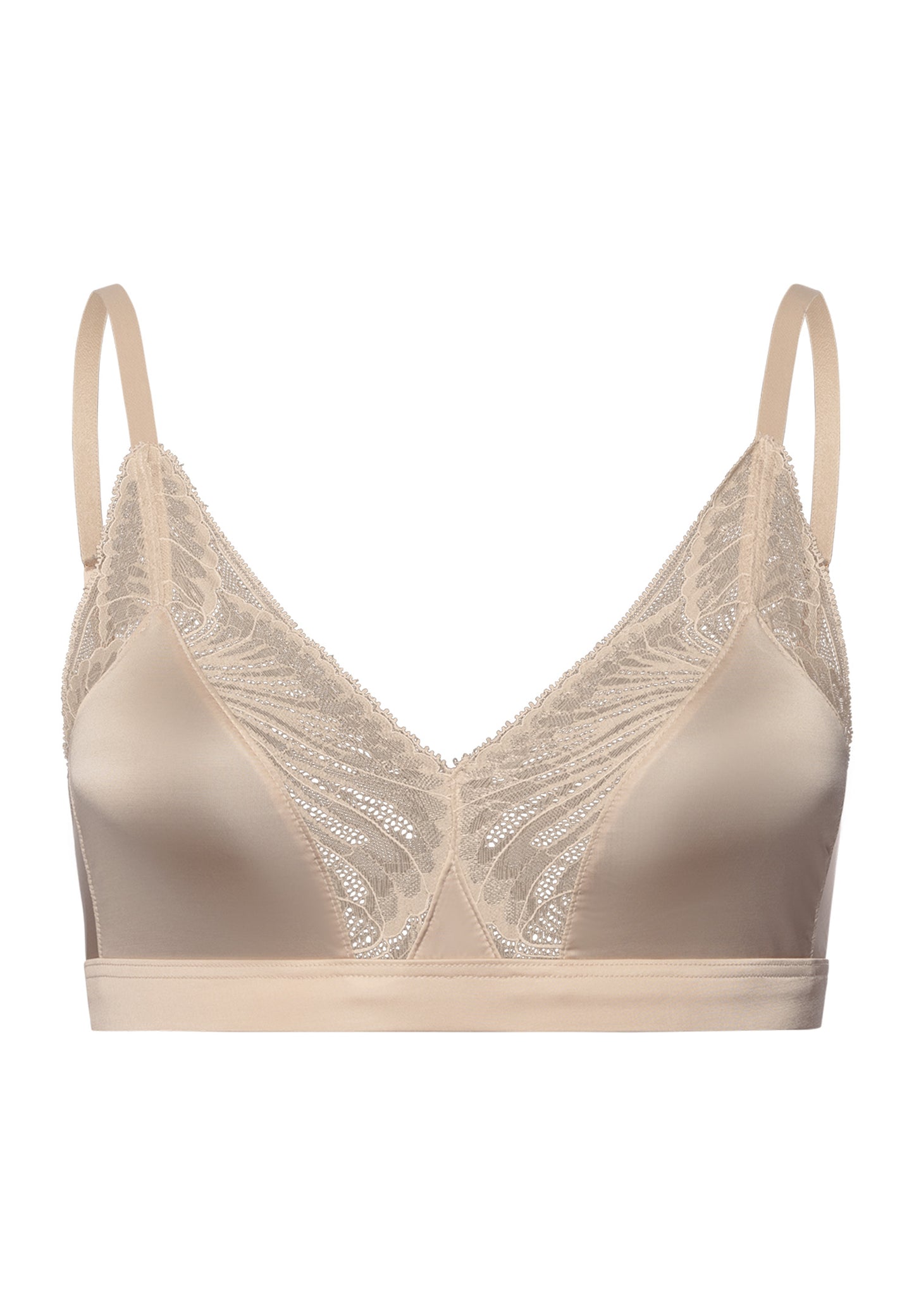 The Lilith-Soft Cup Bra By Hanro in Coffee Quartz