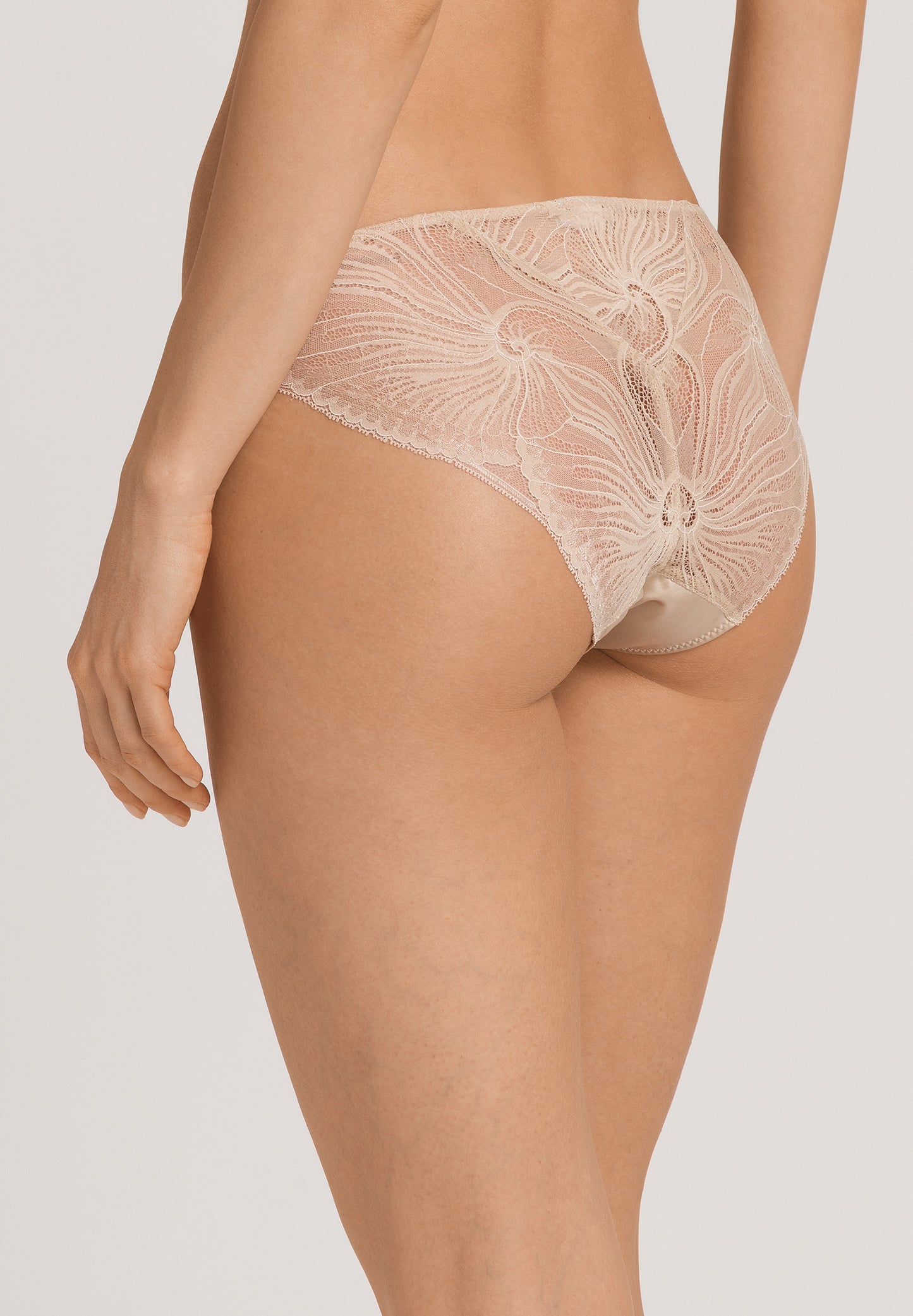 The Lilith-Mini Briefs By Hanro in Coffee Quartz