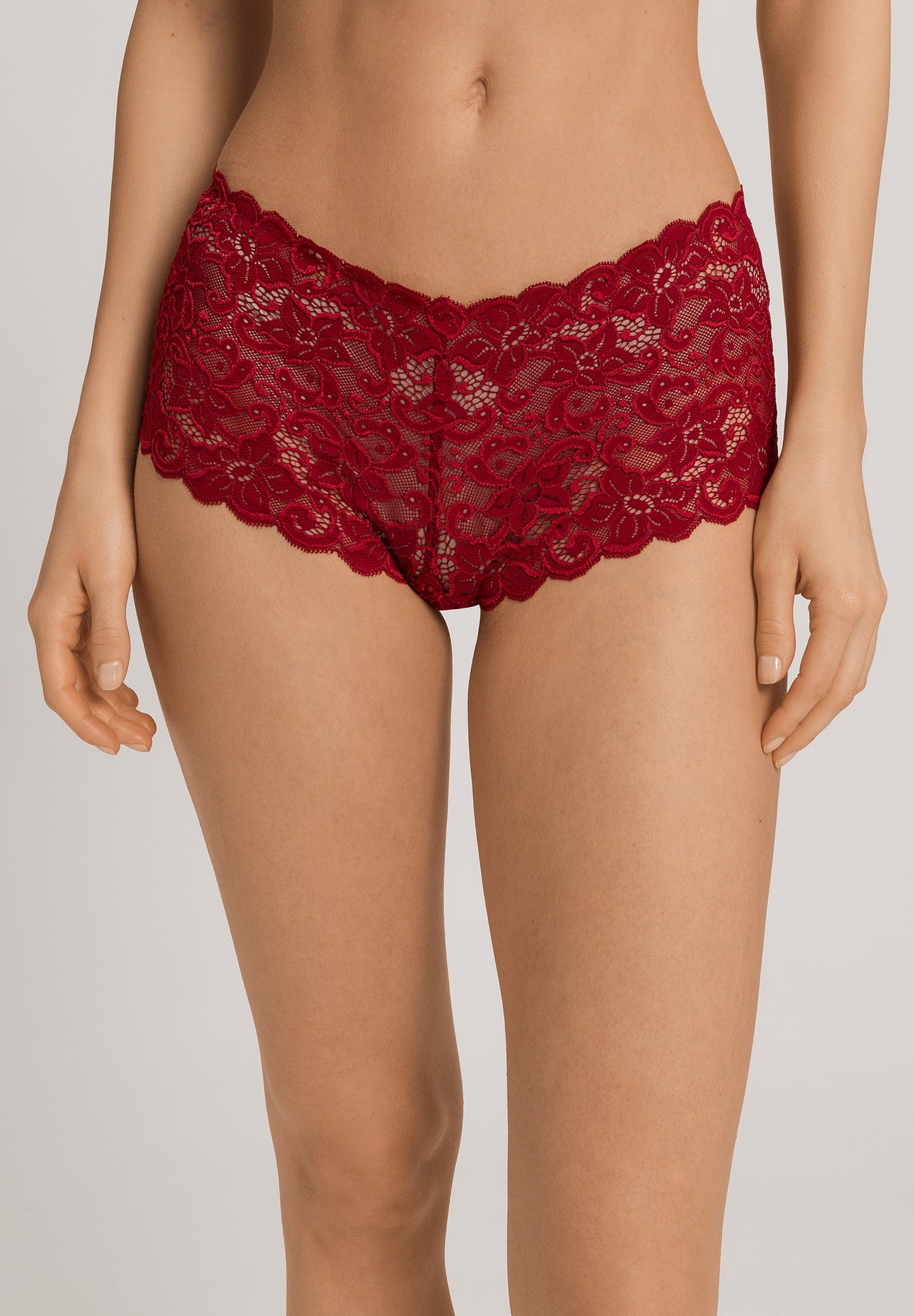 The Moments-Boyleg By Hanro in Red Dahlia