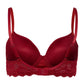 The Moments-T-Shirt Bra By HANRO in Red Dahlia