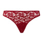 The Moments-Thong By Hanro in Red Dahlia