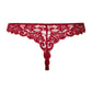 The Moments-Thong By Hanro in Red Dahlia