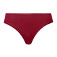 The Cotton Seamless-Midi Briefs By HANRO in Red Dahlia