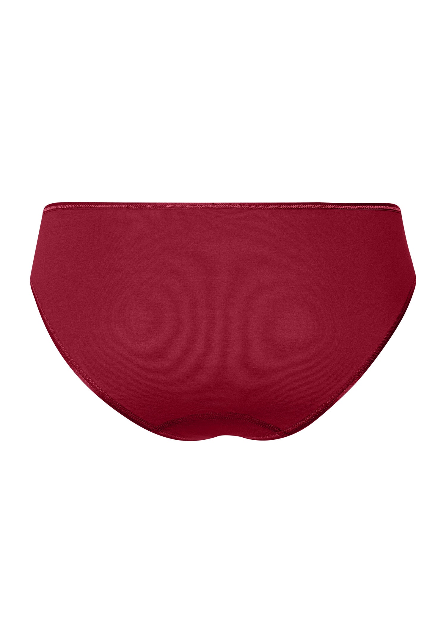 The Cotton Seamless-Midi Briefs By HANRO in Red Dahlia