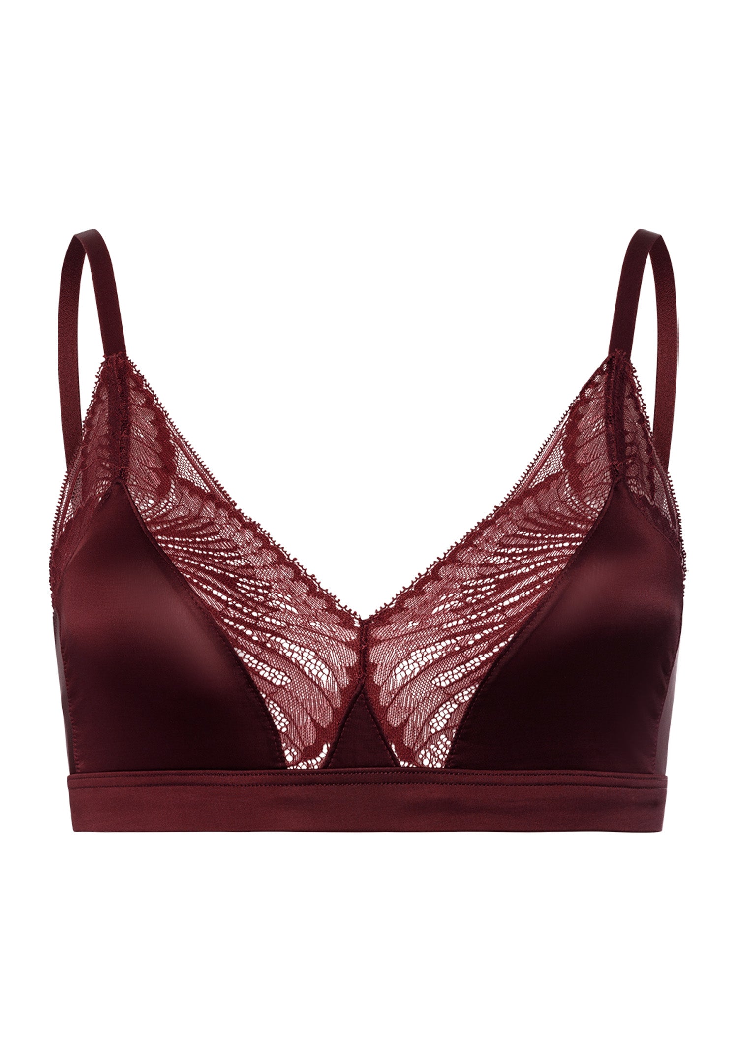 The Lilith-Soft Cup Bra By Hanro in Vivid Brown