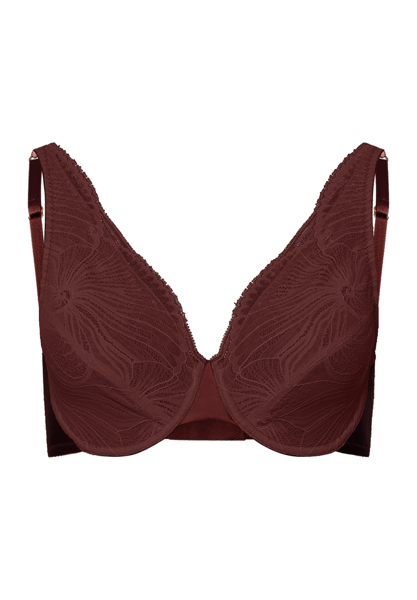 The Lilith-U/Wire Bra By Hanro in Vivid Brown